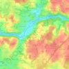 Le Trihorn topographic map, elevation, terrain
