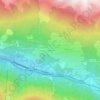 Le Villard topographic map, elevation, terrain