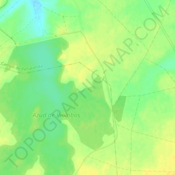 El Arizón topographic map, elevation, terrain
