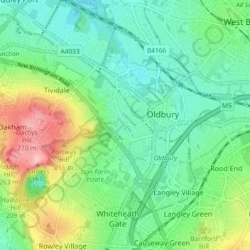 Little Fields topographic map, elevation, terrain