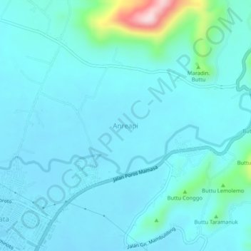 Anreapi topographic map, elevation, terrain