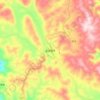 富良棚乡 topographic map, elevation, terrain