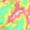 Murree topographic map, elevation, terrain