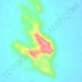 Kullan topographic map, elevation, terrain
