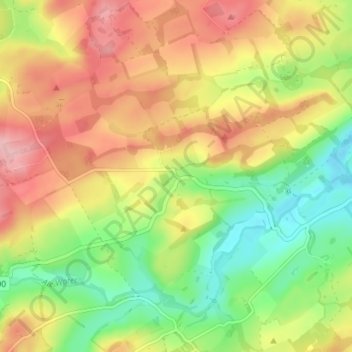 Clerklands topographic map, elevation, terrain