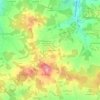 Les Renardières topographic map, elevation, terrain