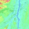 Kingston topographic map, elevation, terrain