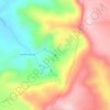 Cachoeira Loquinhas topographic map, elevation, terrain