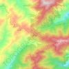 Nathia Gali topographic map, elevation, terrain