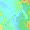 榄桥 topographic map, elevation, terrain