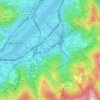 插桅杆村 topographic map, elevation, terrain