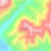 Wheaton Mountain topographic map, elevation, terrain