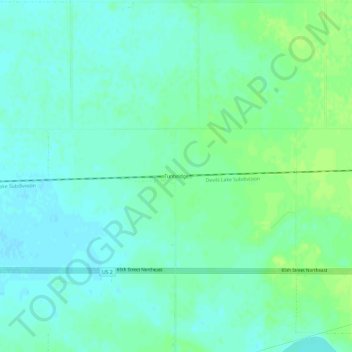 Tunbridge topographic map, elevation, terrain