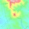 阿贵山 topographic map, elevation, terrain