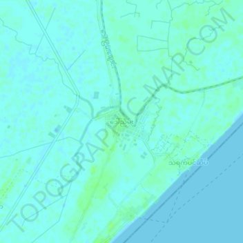 Daw Nyein topographic map, elevation, terrain
