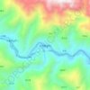 立节镇 topographic map, elevation, terrain