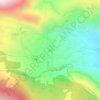 哈巴 topographic map, elevation, terrain