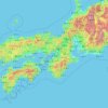 Osaka Prefecture topographic map, elevation, terrain