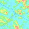 三甲 topographic map, elevation, terrain