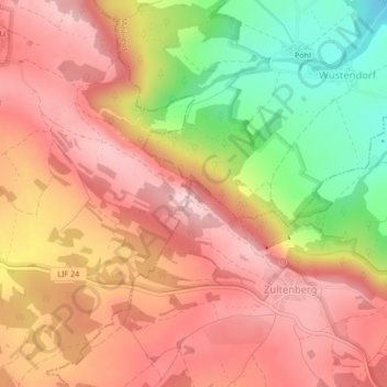 Maintal-Blick topographic map, elevation, terrain