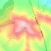 桦皮岭 topographic map, elevation, terrain