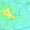 Kezelberg topographic map, elevation, terrain