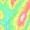 Geronimo topographic map, elevation, terrain