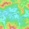 郭田镇 topographic map, elevation, terrain