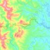 Talaingod topographic map, elevation, terrain