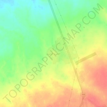 As-Soura al-Kabira topographic map, elevation, terrain