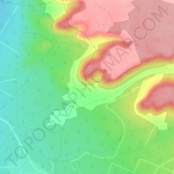 Laderas de Ontorio topographic map, elevation, terrain