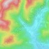 Chauveroche topographic map, elevation, terrain