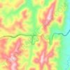 Berety topographic map, elevation, terrain