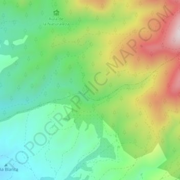 Solana topographic map, elevation, terrain