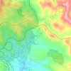 Azia topographic map, elevation, terrain