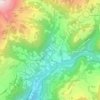 Le Sépey topographic map, elevation, terrain