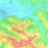 Bellecave topographic map, elevation, terrain