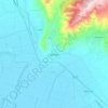 Κρηνίδες topographic map, elevation, terrain
