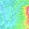 Moulin Antides topographic map, elevation, terrain