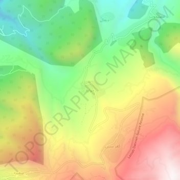 Houara topographic map, elevation, terrain