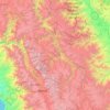 Mariscal Luzuriaga topographic map, elevation, terrain