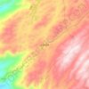 龙庄湾乡 topographic map, elevation, terrain