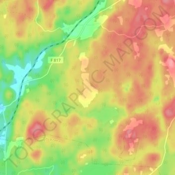 Tohult topographic map, elevation, terrain