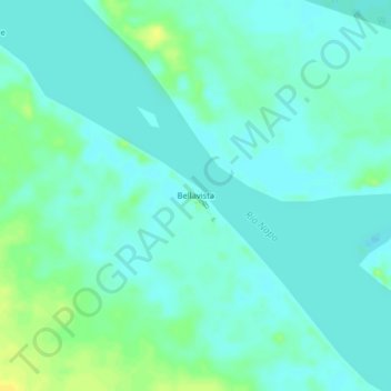 Bellavista topographic map, elevation, terrain