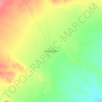 Nomgon topographic map, elevation, terrain