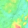 Wem topographic map, elevation, terrain