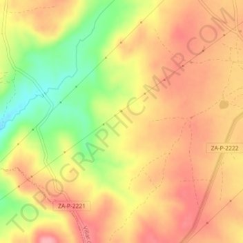 La Escusa topographic map, elevation, terrain
