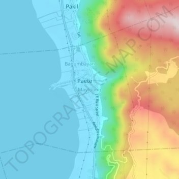 Maytoong topographic map, elevation, terrain
