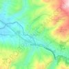Ticahuerta topographic map, elevation, terrain