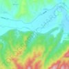 窑沟村 topographic map, elevation, terrain